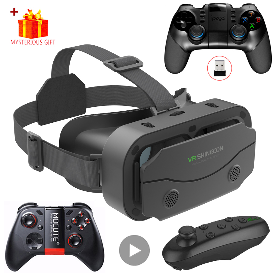 Vr Headset Pc - VR-bril 3D Virtual Reality Headset-apparaten Helmlenzen