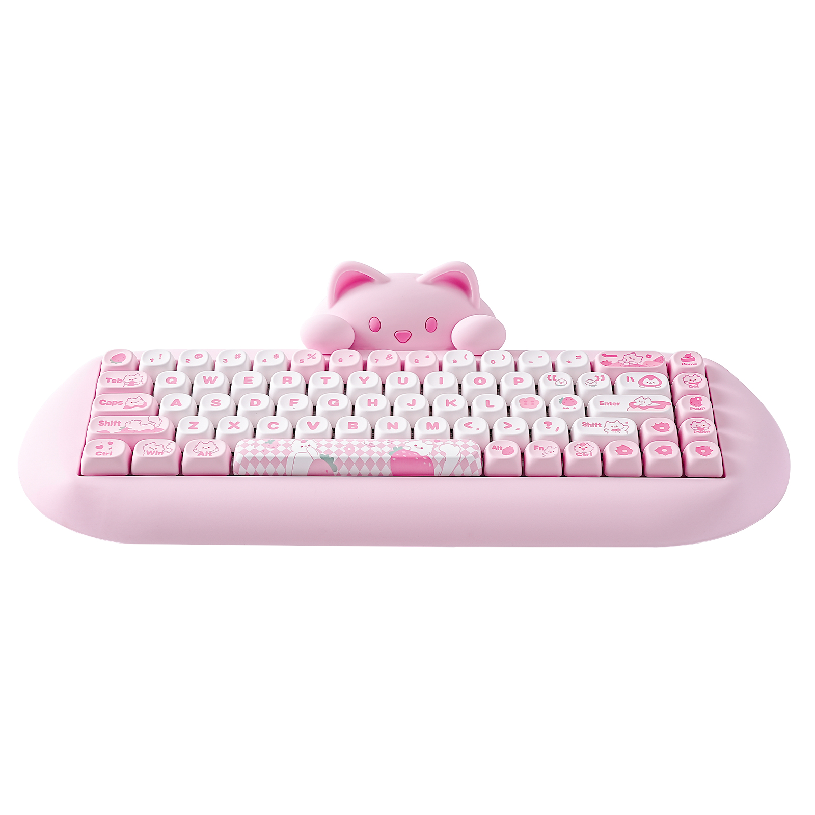 Pc Gaming Pink - YUNZII C68 Roze 65% Hi-Fi Leuke