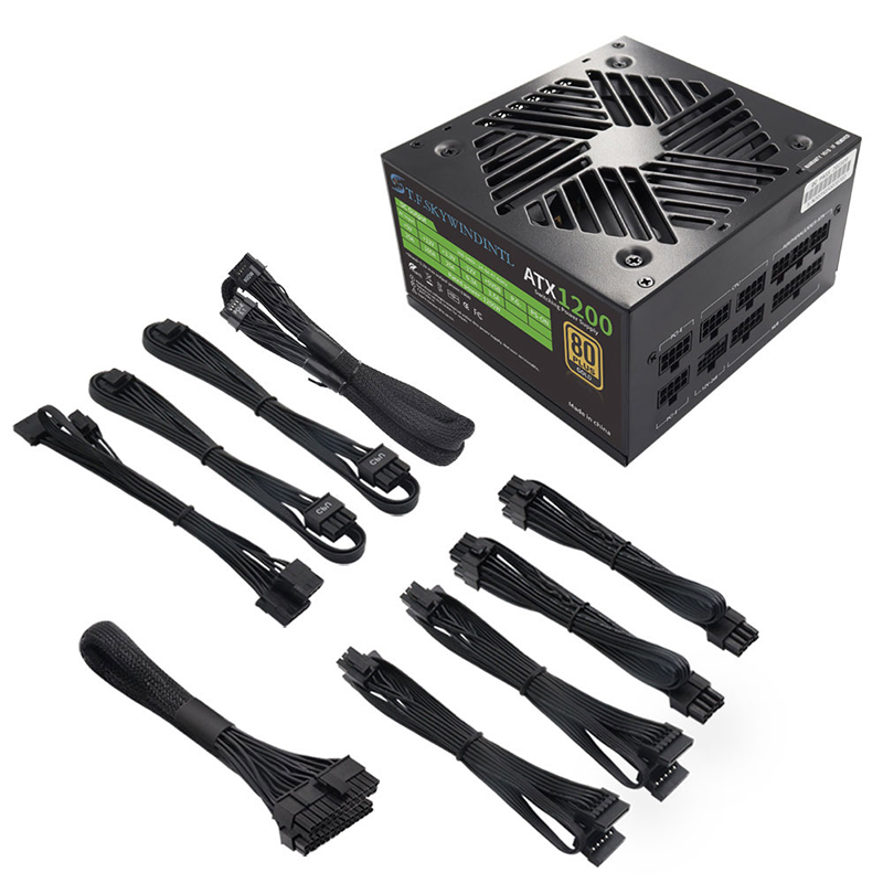 PCIE 5.0 1200W PC-voeding Voll - Pc Gaming Fullset recensie en prijs