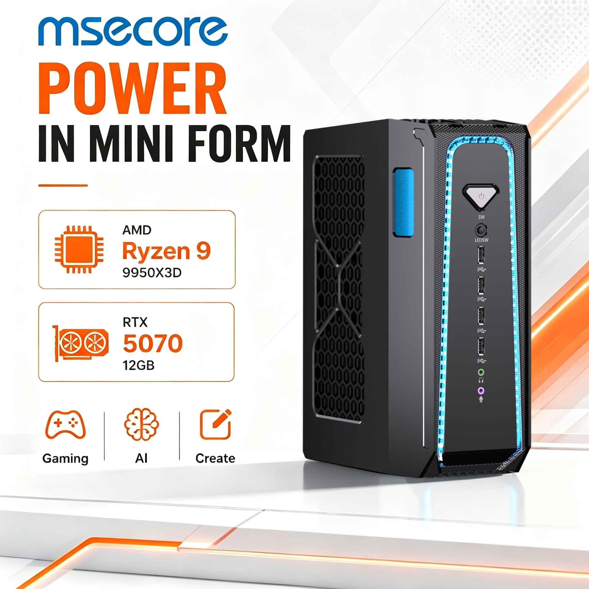 MSECORE Gaming PC met vloeisto - Pc Gaming Liquid recensie en prijs