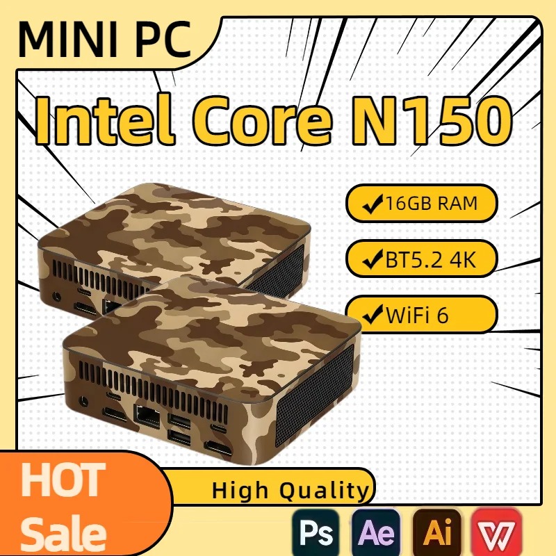 Compacte Mini PC Intel N150 Mi - Pc Gaming Intel recensie en prijs