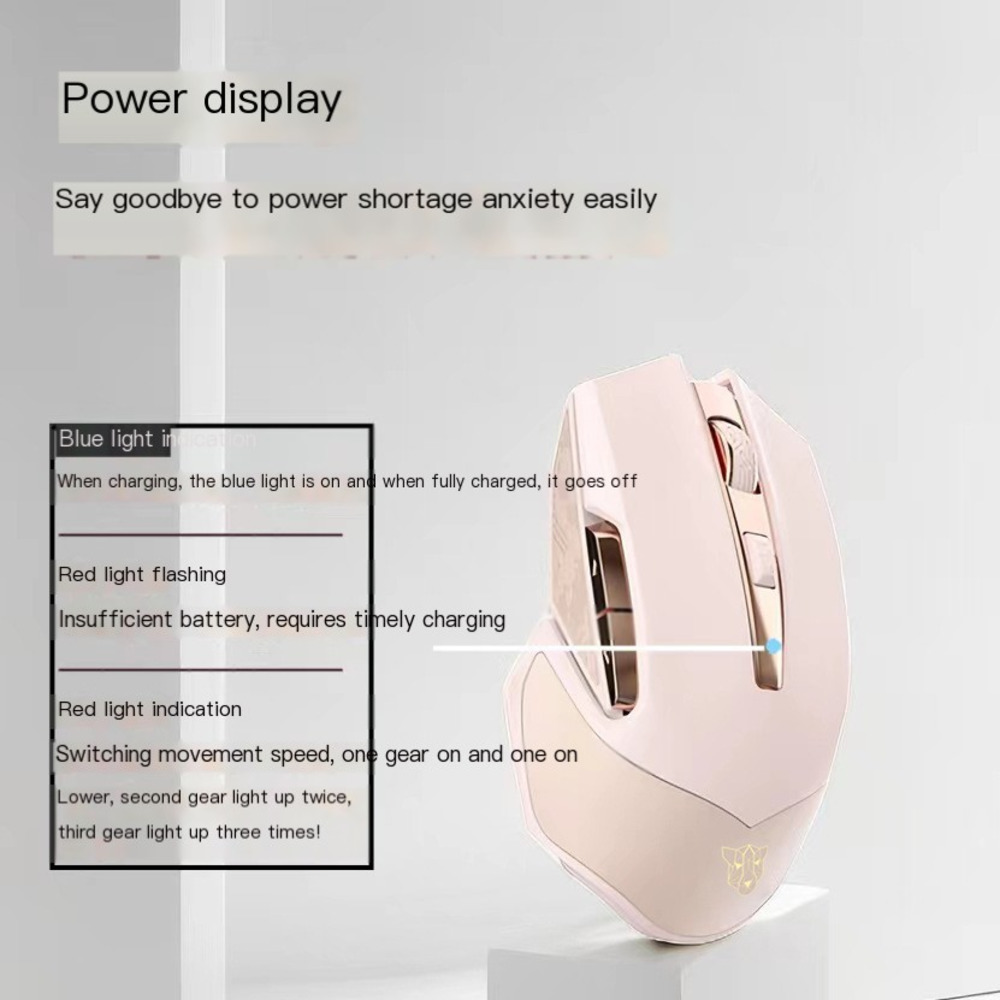 2024 Nieuwe 2.4G Draadloze Mui - Pc Gaming Pink recensie en prijs