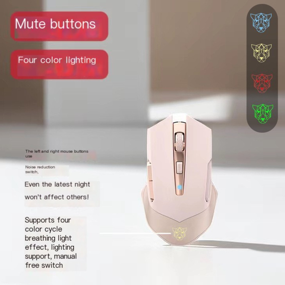 2024 Nieuwe 2.4G Draadloze Mui - Pc Gaming Pink recensie en prijs